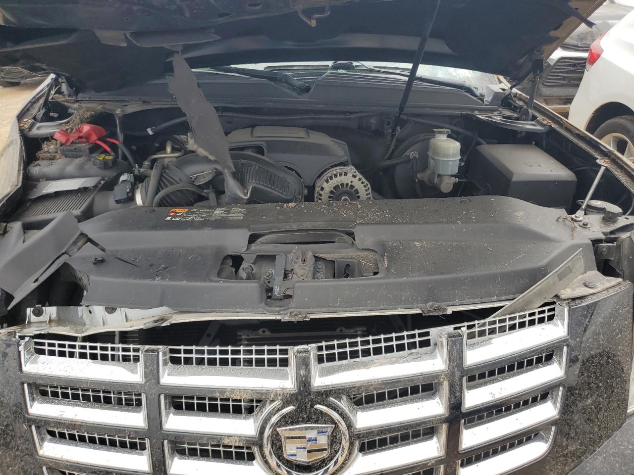 2011 Cadillac Escalade VIN 1GYS3CEFXBR296474 Copart auction photo, all over damage thumbnail 13