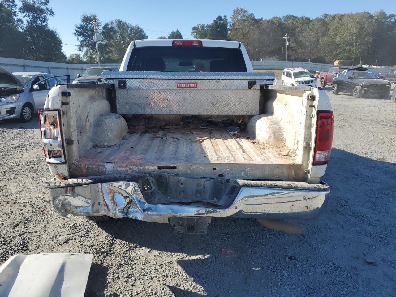 2011 Dodge RAM VIN 1D7RB1GK2BS585952 Copart auction photo, rear end damage thumbnail 6