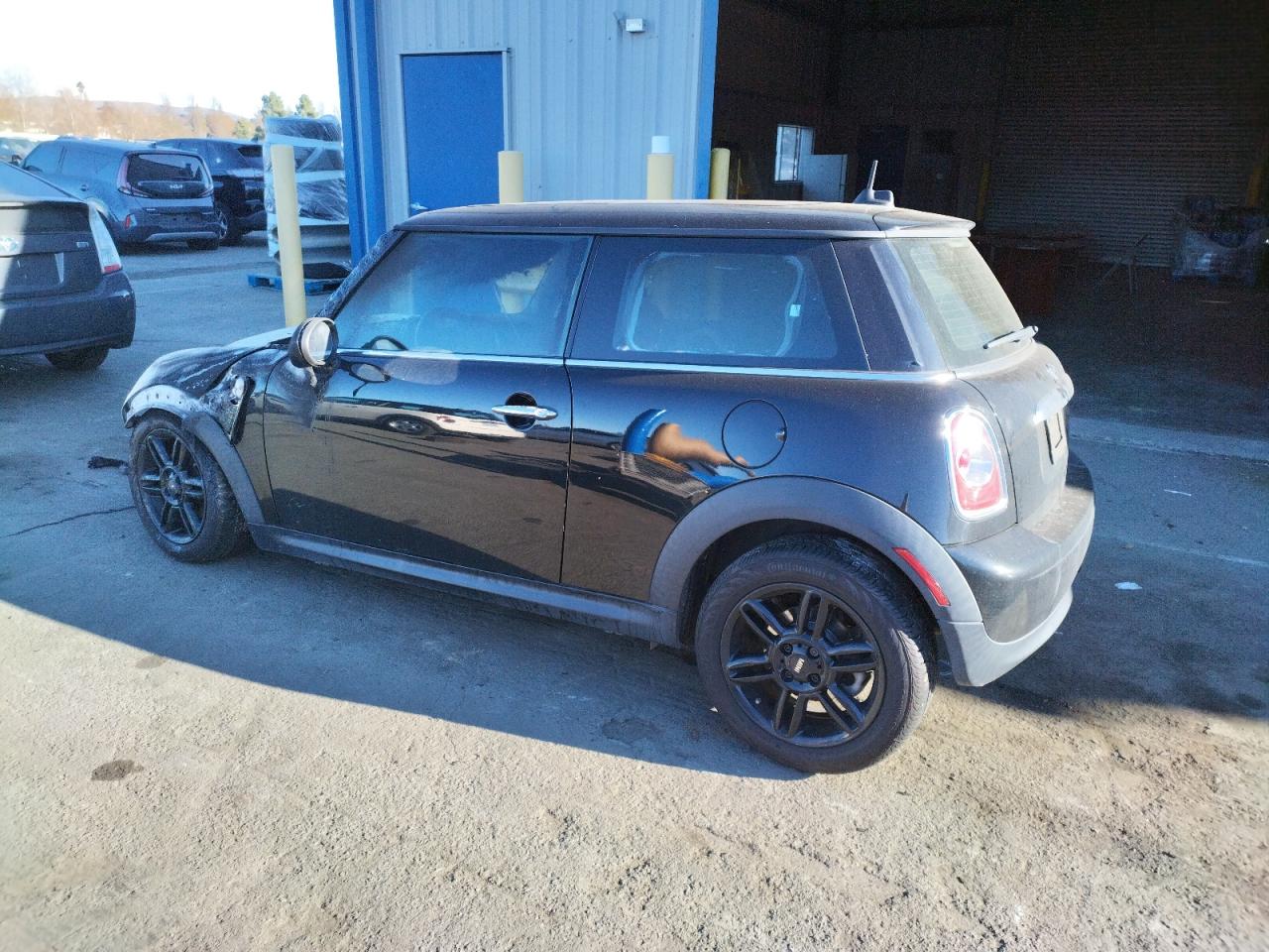 2013 MINI Cooper VIN WMWSU3C52DT688526 Copart auction photo, burn damage thumbnail 2