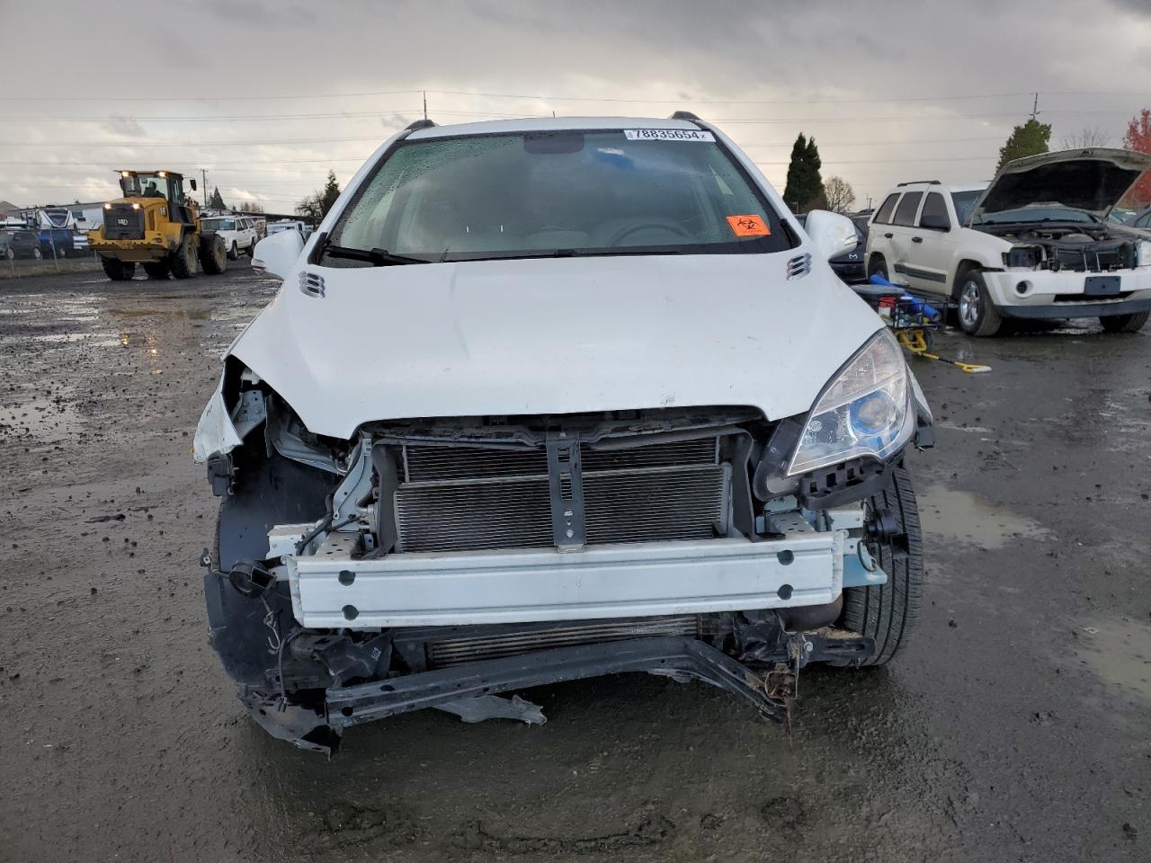 2015 Buick Encore VIN KL4CJGSB0FB037784 Copart auction photo, front end damage thumbnail 5
