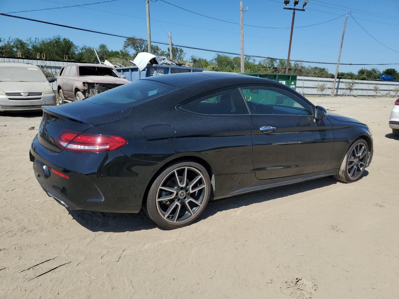 2019 Mercedes-Benz C-klasse VIN WDDWJ8DB8KF922765 Copart auction photo, water/flood / minor dent/scratches damage thumbnail 3