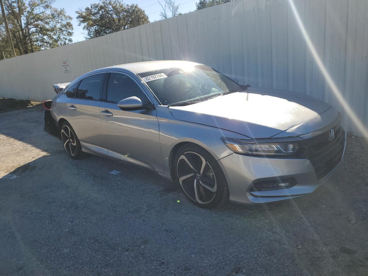 2018 Honda Accord VIN 1HGCV1F33JA192226 Copart auction photo, frame damage / rear end damage thumbnail 4