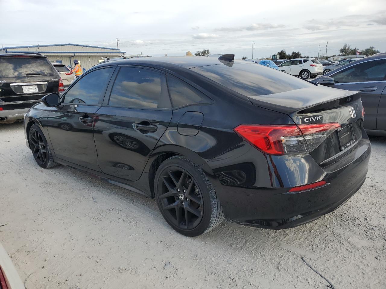2022 Honda Civic VIN 2HGFE2F50NH512517 Copart auction photo, water/flood damage thumbnail 2