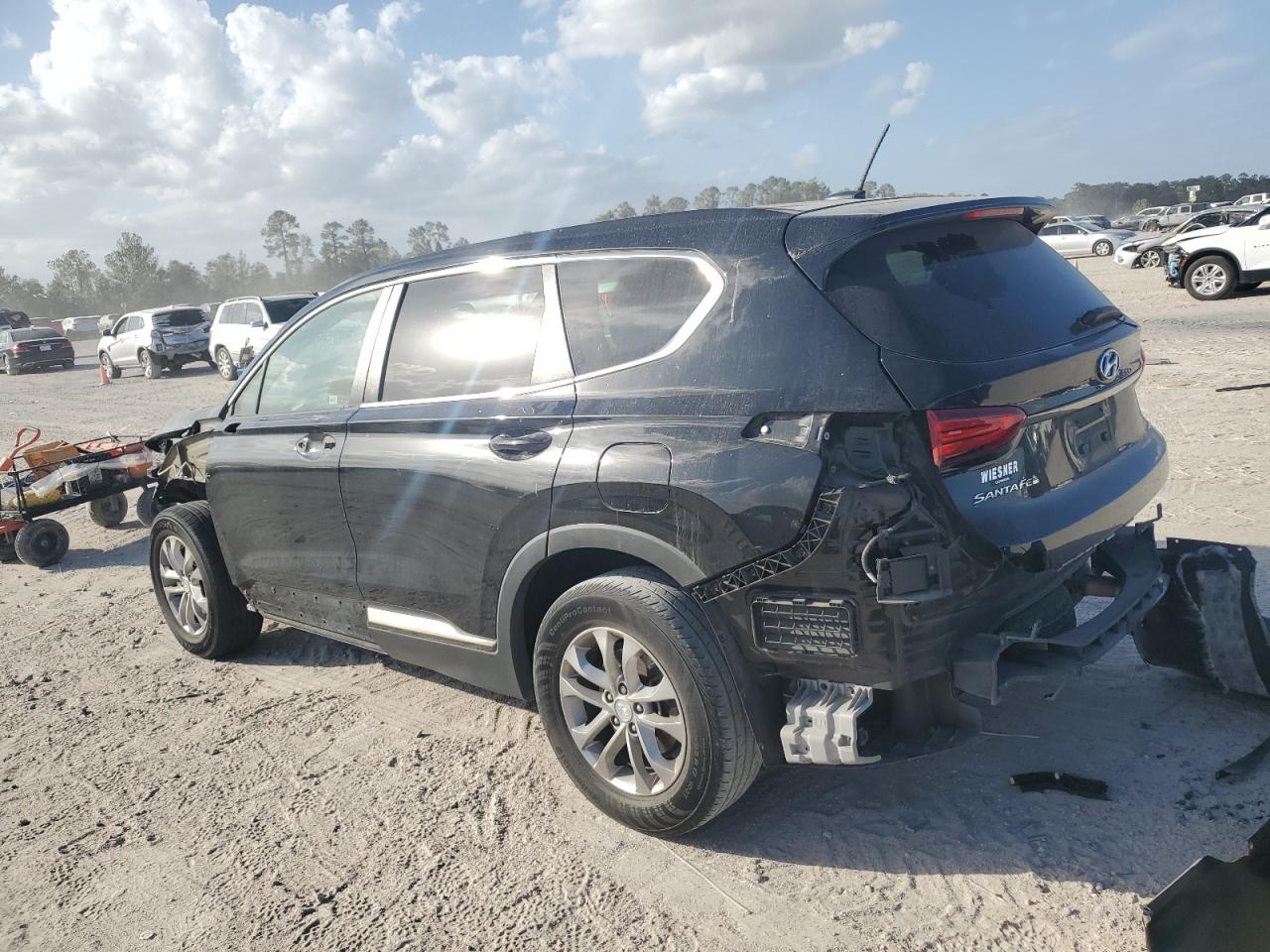 2019 Hyundai Santa Fe VIN 5NMS23ADXKH079606 Copart auction photo, front end damage thumbnail 2