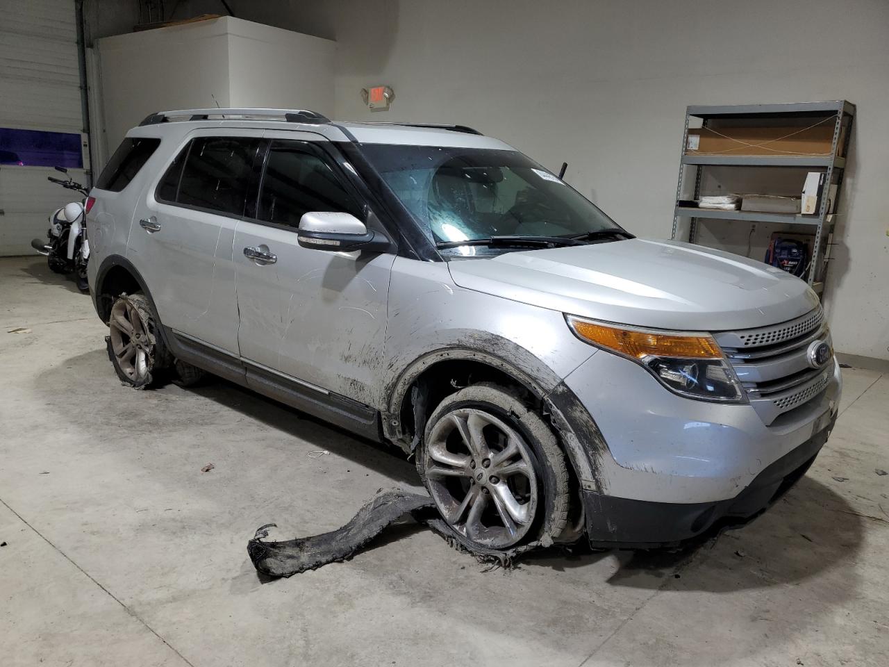 2015 Ford Explorer VIN 1FM5K8F84FGB63788 Copart auction photo, all over damage thumbnail 4