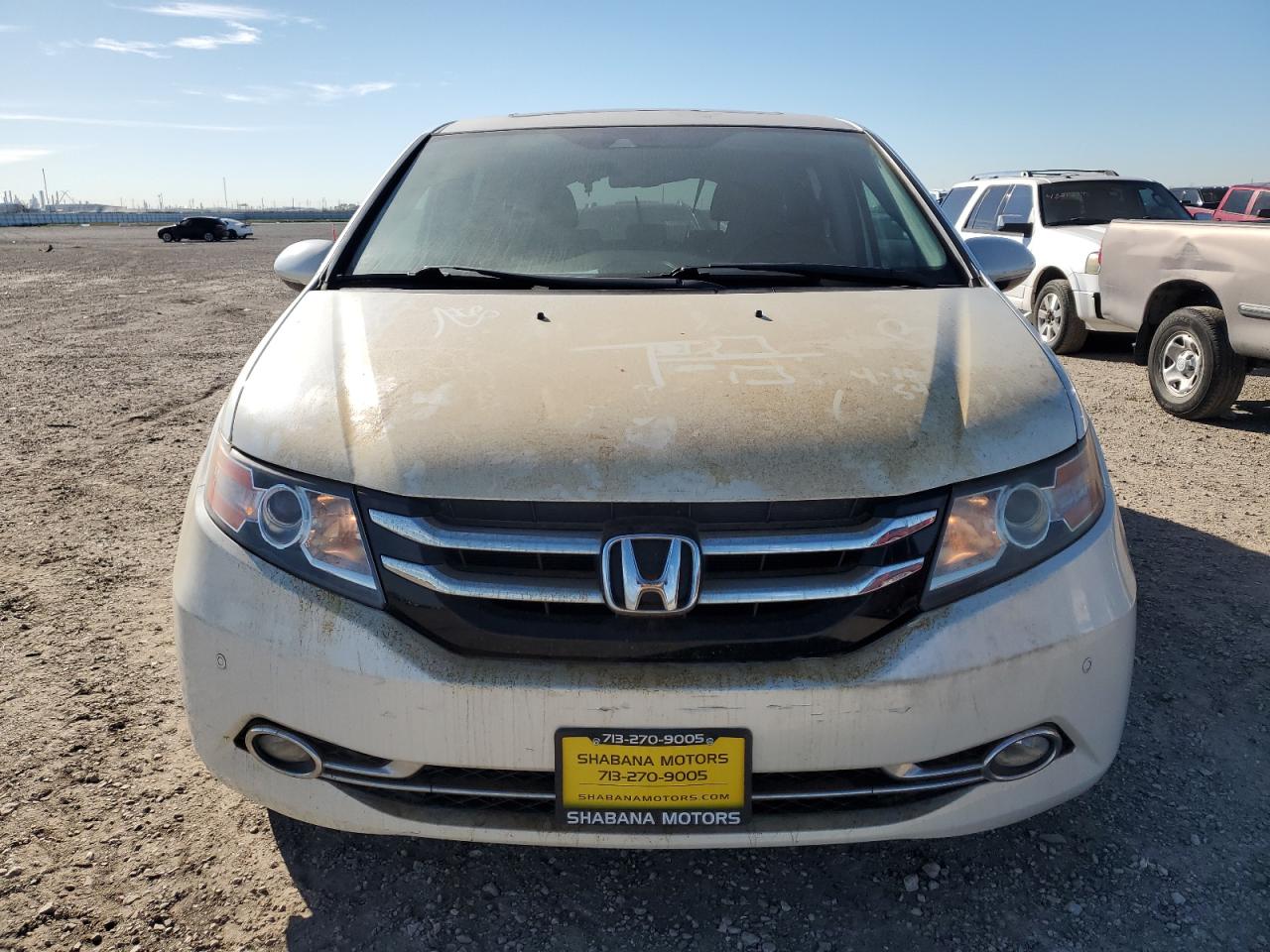 2014 Honda Odyssey VIN 5FNRL5H92EB008172 Copart auction photo, side damage thumbnail 5