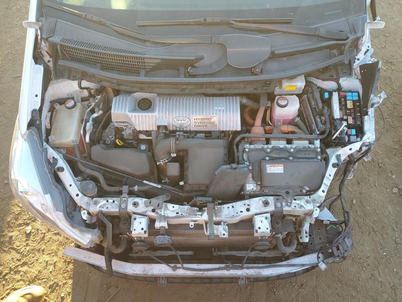 2017 Toyota Prius VIN JTDZN3EU4HJ055921 Copart auction photo, all over damage thumbnail 11