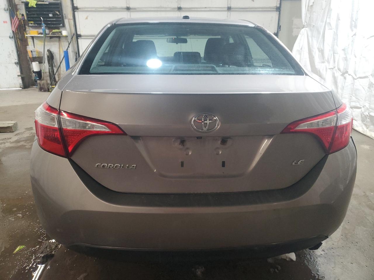 2015 Toyota Corolla VIN 2T1BURHE0FC460775 Copart auction photo, front end / rear end damage thumbnail 6