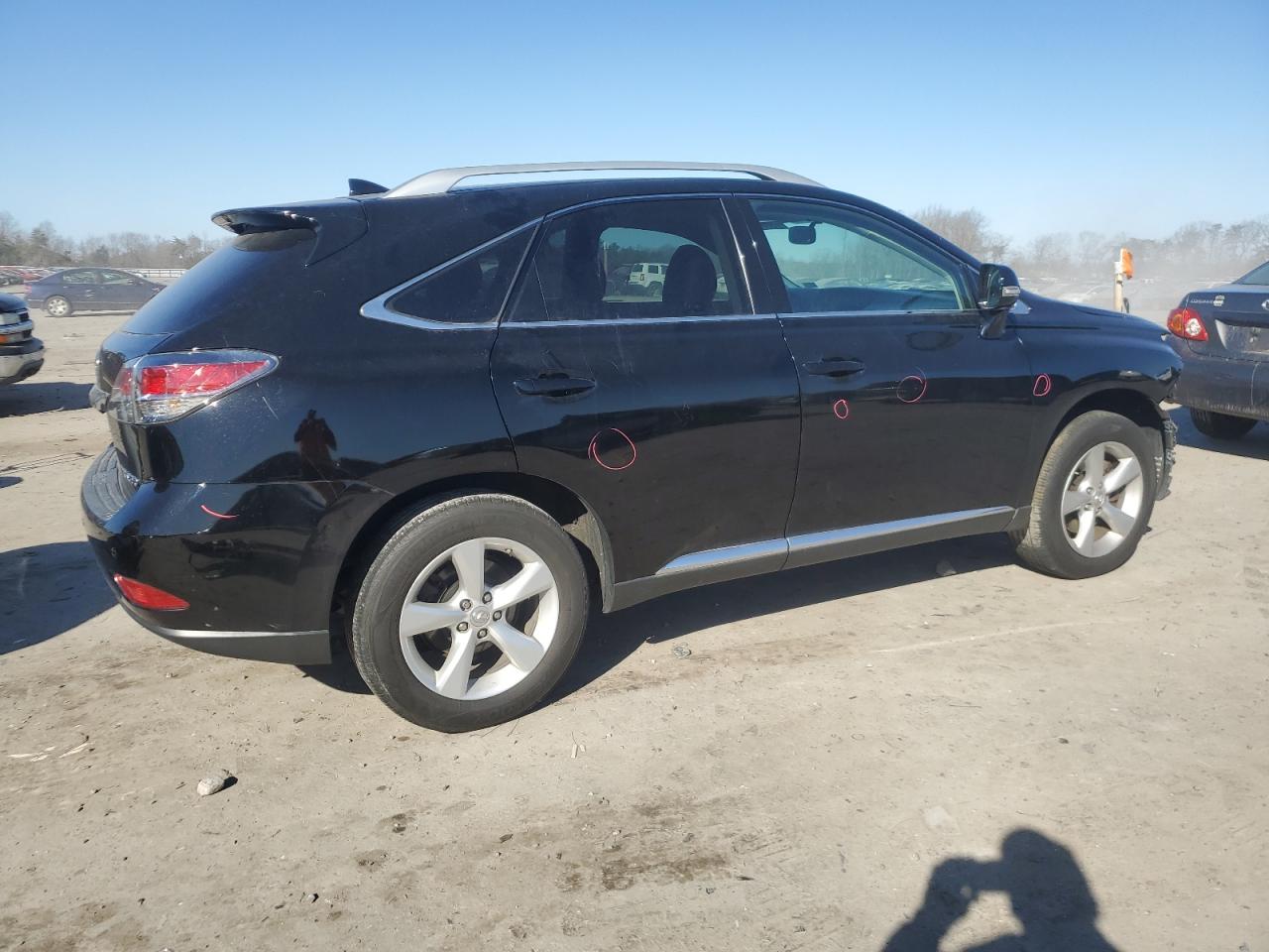 2015 Lexus RX VIN 2T2BK1BA9FC317090 Copart auction photo, front end / side damage thumbnail 3