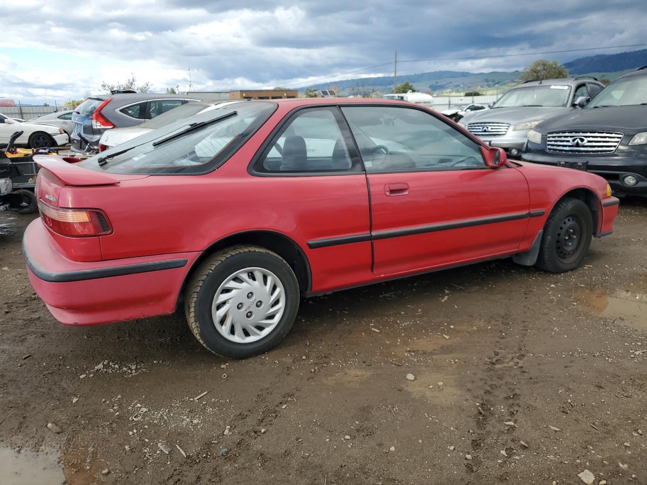 1993 Acura Integra VIN JH4DA9456PS021957 Copart auction photo, side damage thumbnail 3