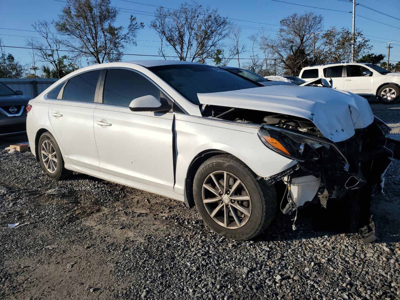 2018 Hyundai Sonata VIN 5NPE24AF0JH681775 Copart auction photo, front end damage thumbnail 4
