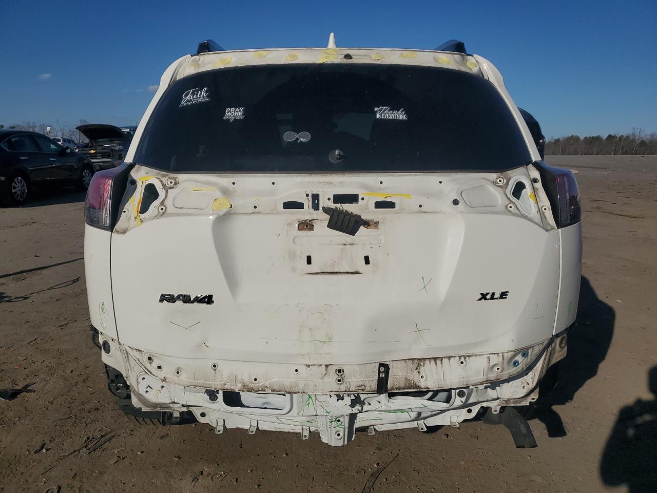 2017 Toyota RAV 4 VIN JTMWFREV5HJ116530 Copart auction photo, rear end / minor dent/scratches damage thumbnail 6