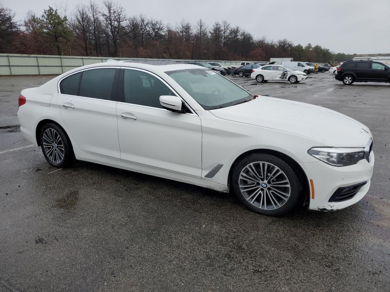2018 BMW 5er VIN WBAJA7C57JWA72068 Copart auction photo, undercarriage / front end damage thumbnail 4