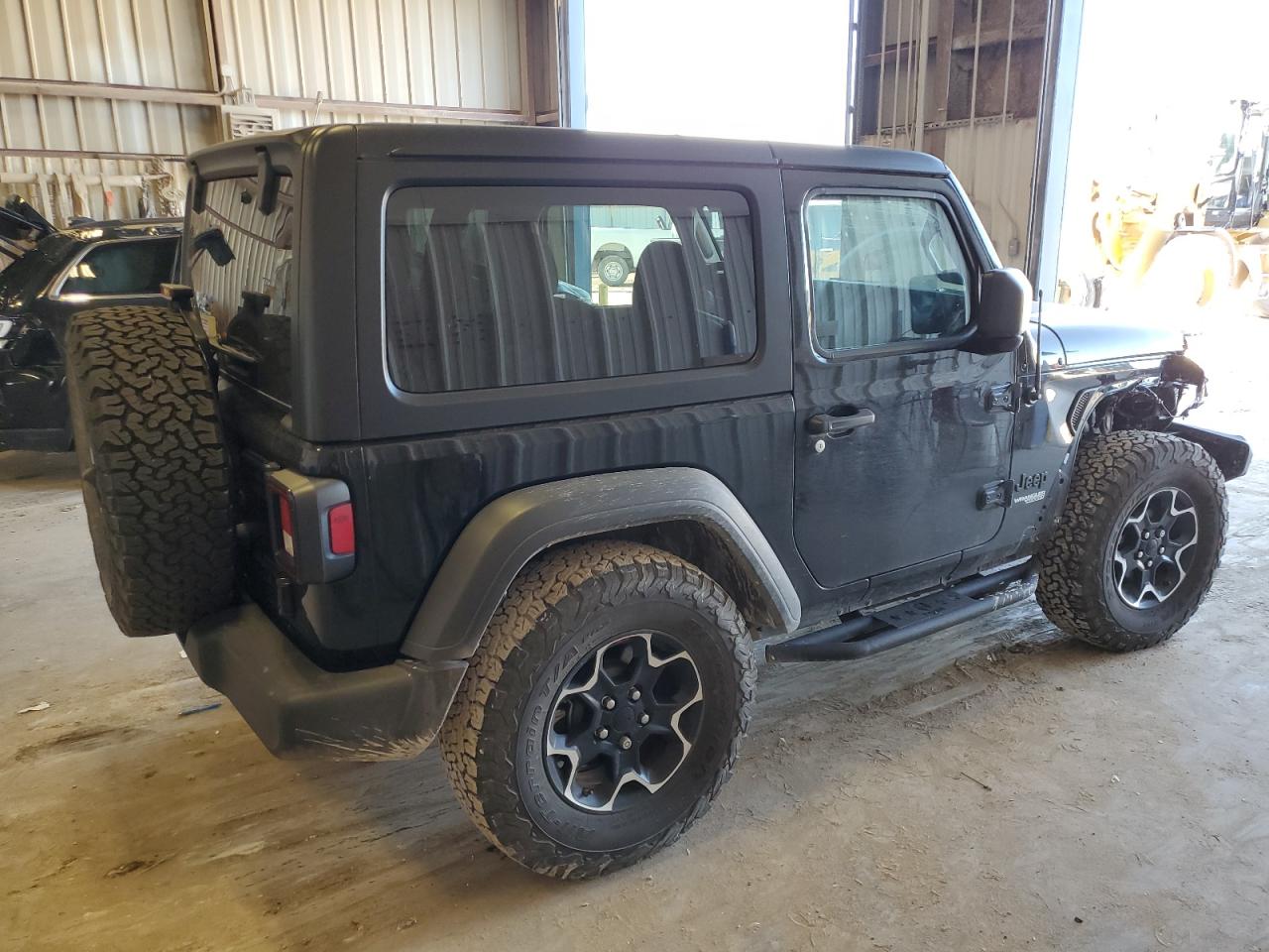 2021 Jeep Wrangler VIN 1C4GJXAN1MW681030 Copart auction photo, front end / undercarriage damage thumbnail 3