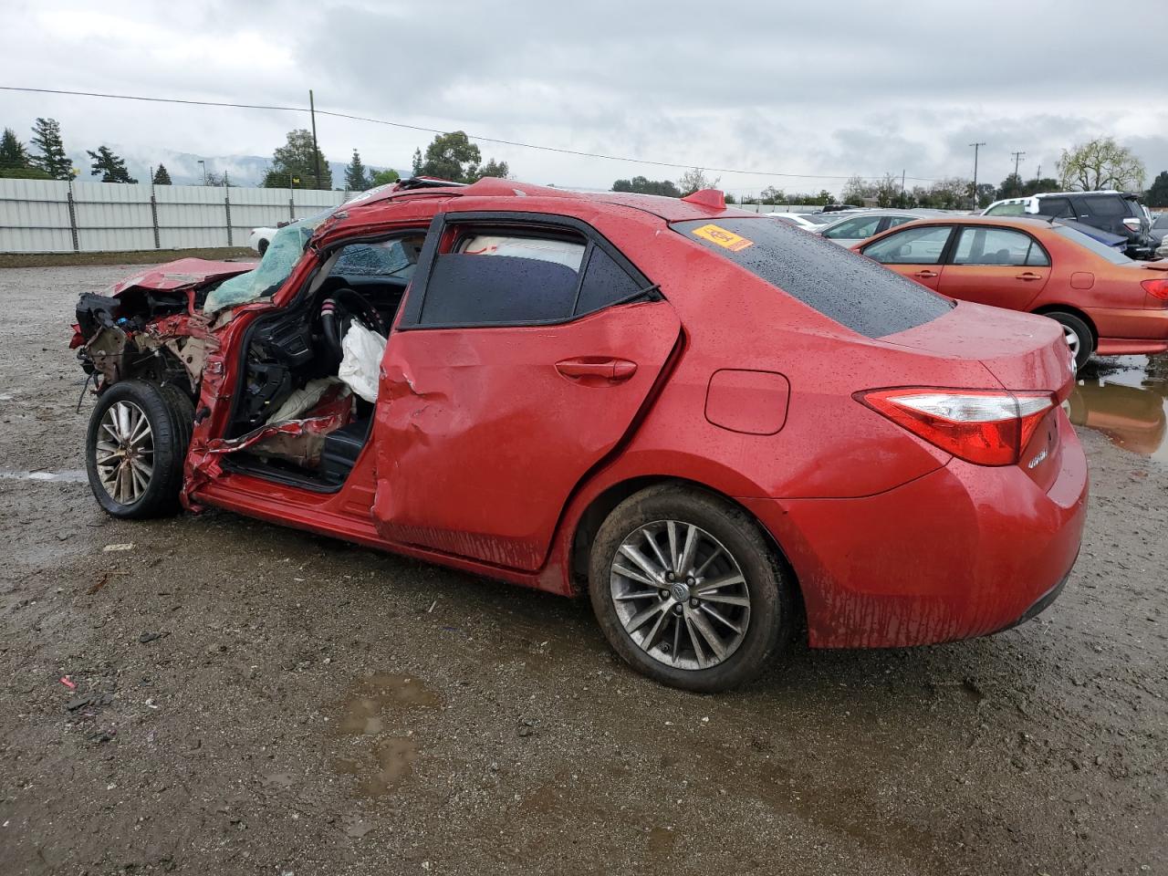 2014 Toyota Corolla VIN 5YFBURHE3EP030432 Copart auction photo, all over damage thumbnail 2