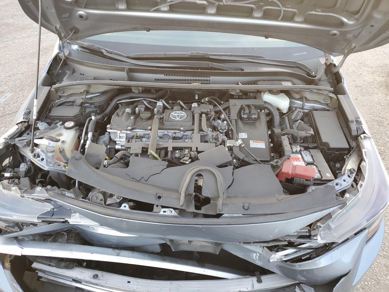 2020 Toyota Corolla VIN JTDEBRBE2LJ017250 Copart auction photo, mechanical / front end damage thumbnail 12