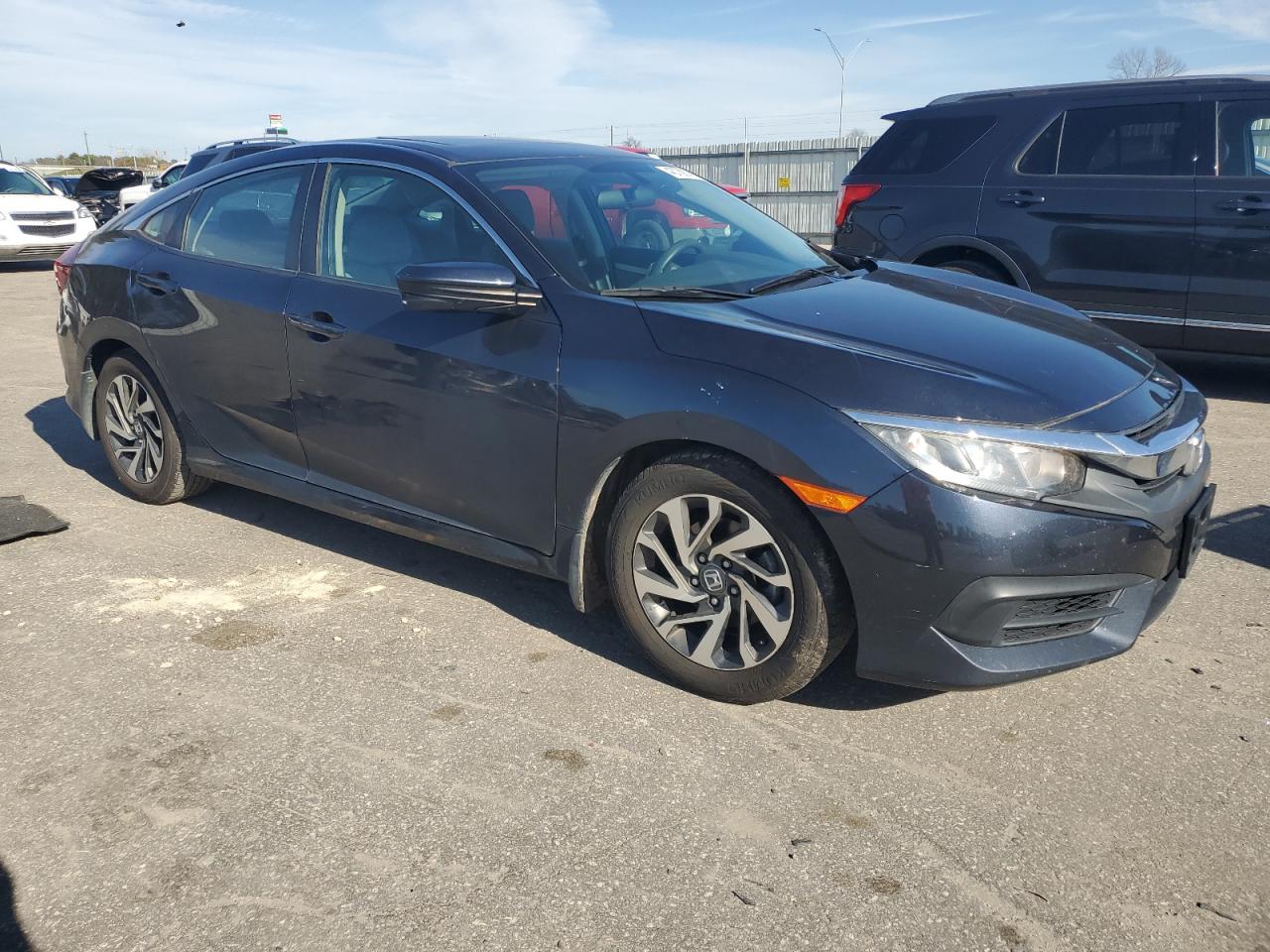 2018 Honda Civic VIN 2HGFC2F70JH509909 Copart auction photo, front end damage thumbnail 4