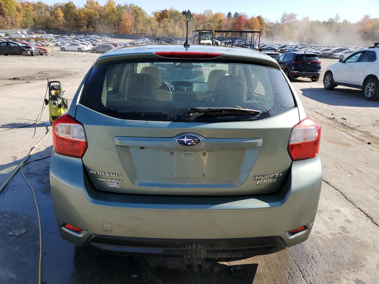 2015 Subaru Impreza VIN JF1GPAA66FH325769 Copart auction photo, side / front end damage thumbnail 6