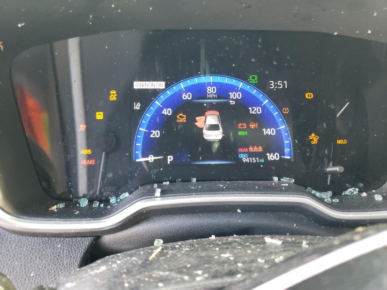 2020 Toyota Corolla VIN 5YFT4RCEXLP038231 Copart auction photo, rollover damage thumbnail 9