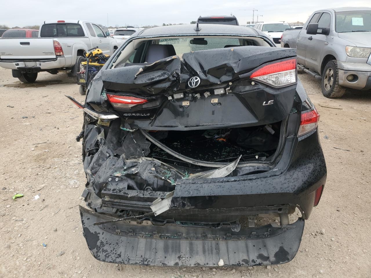 2020 Toyota Corolla VIN 5YFEPRAE3LP082722 Copart auction photo, rear end damage thumbnail 6