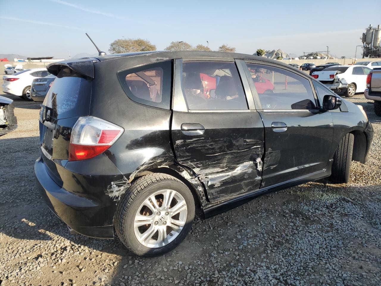 2011 Honda Fit VIN JHMGE8H54BC004549 Copart auction photo, all over damage thumbnail 3