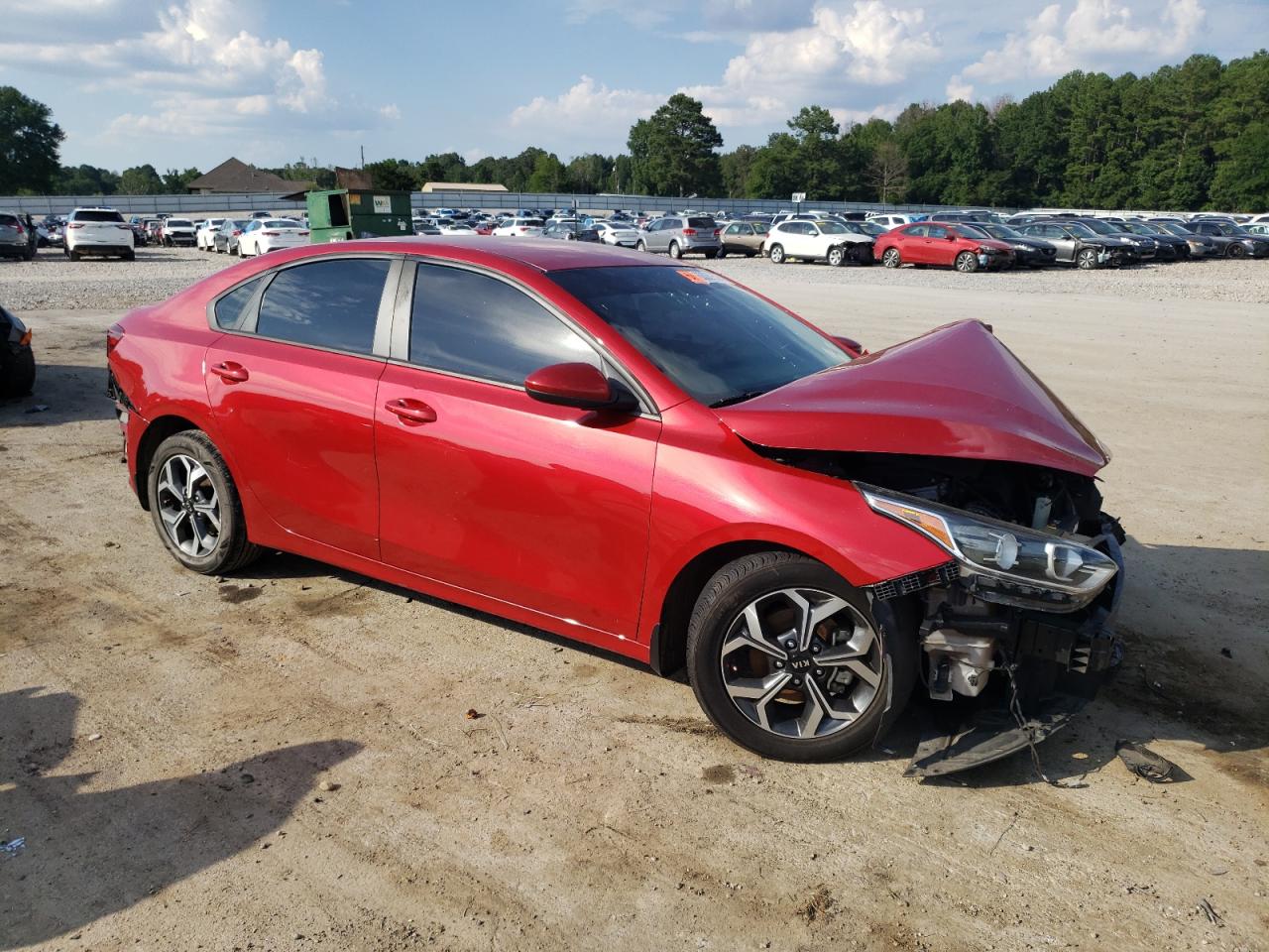 2019 KIA Forte VIN 3KPF24AD1KE077015 Copart auction photo, all over damage thumbnail 4