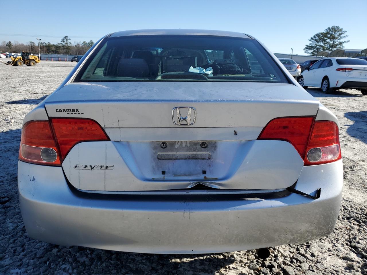 2008 Honda Civic VIN 2HGFA16558H337045 Copart auction photo, front end / rear end damage thumbnail 6