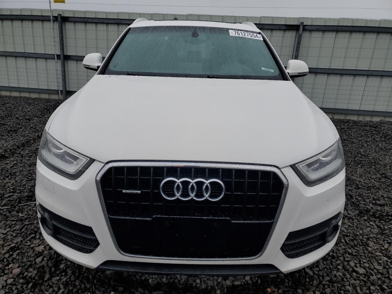 2015 Audi Q3 VIN WA1EFCFS9FR012337 Copart auction photo, side damage thumbnail 5