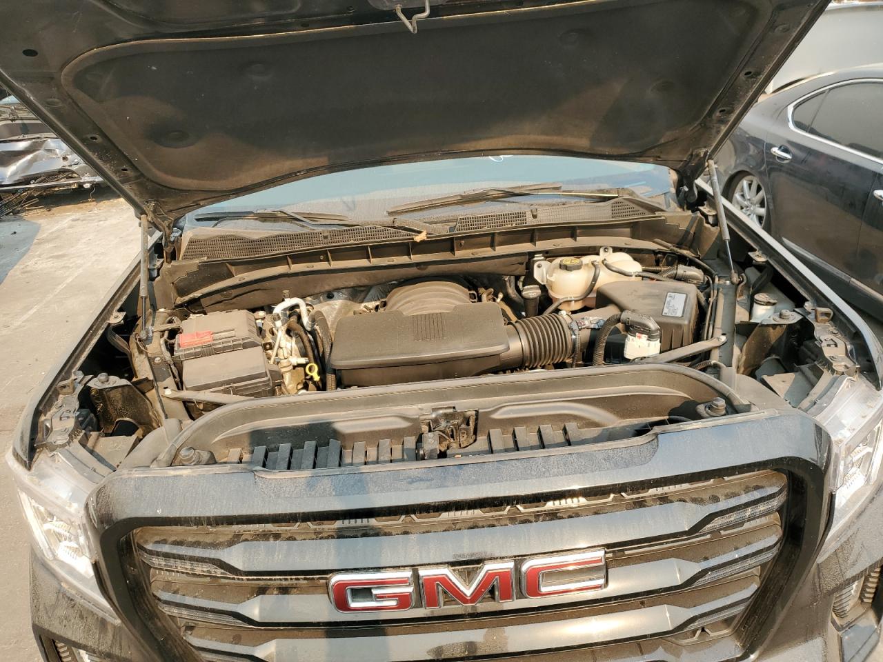 2021 GMC Sierra VIN 1GTR8CED4MZ324180 Copart auction photo, vandalism damage thumbnail 11