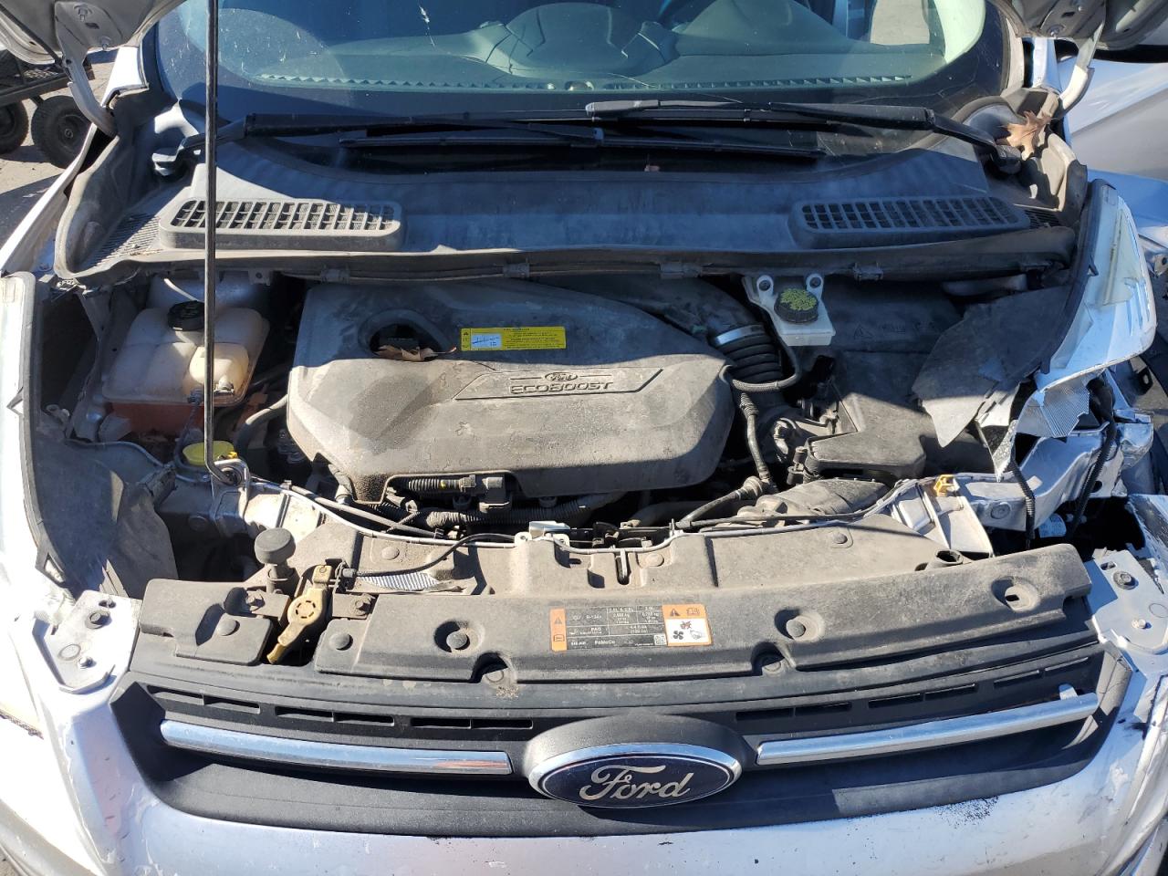 2015 Ford Escape VIN 1FMCU9GX0FUC67709 Copart auction photo, front end damage thumbnail 12