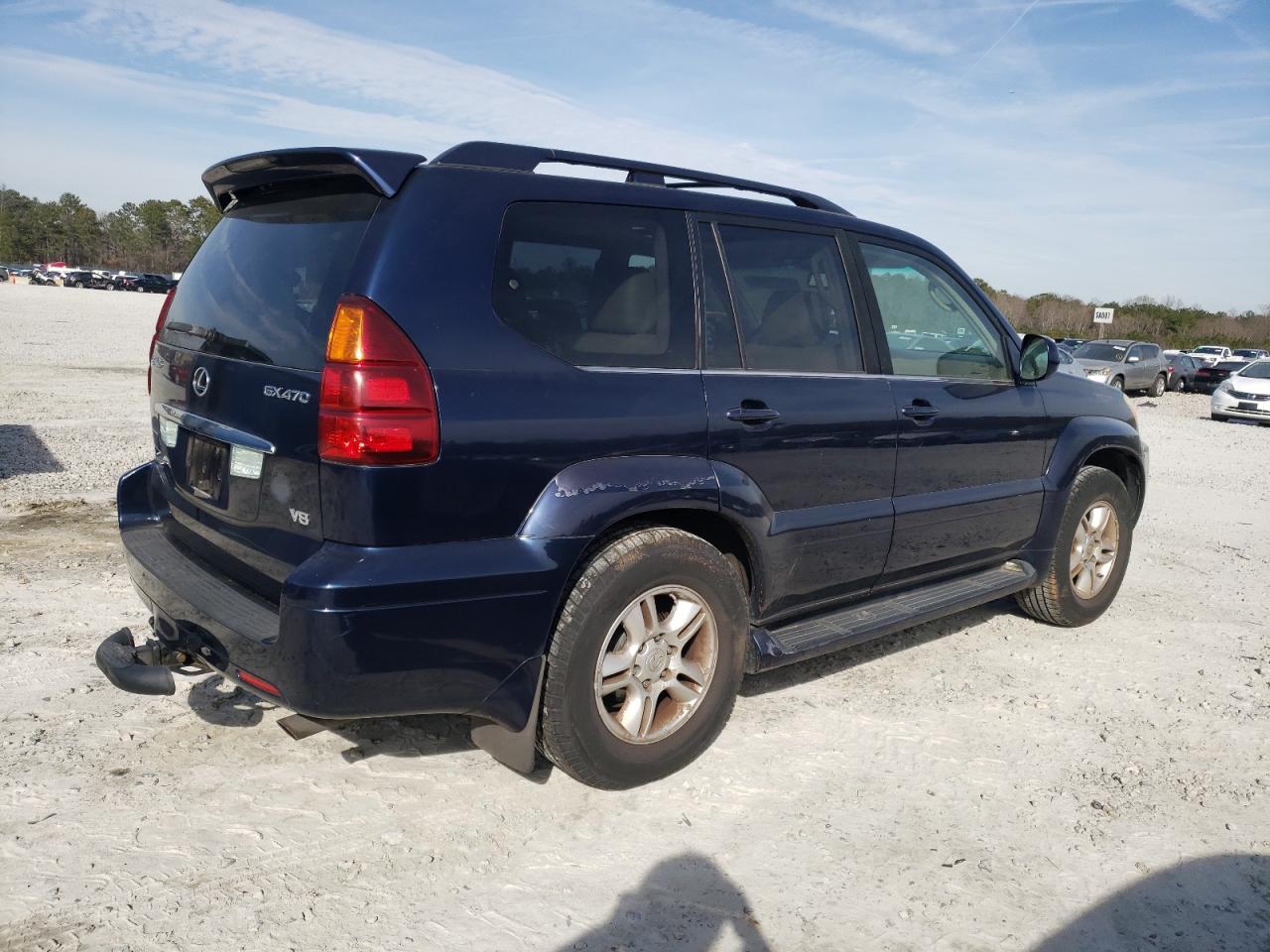 2006 Lexus GX VIN JTJBT20X760107545 Copart auction photo, rear end / undercarriage damage thumbnail 3