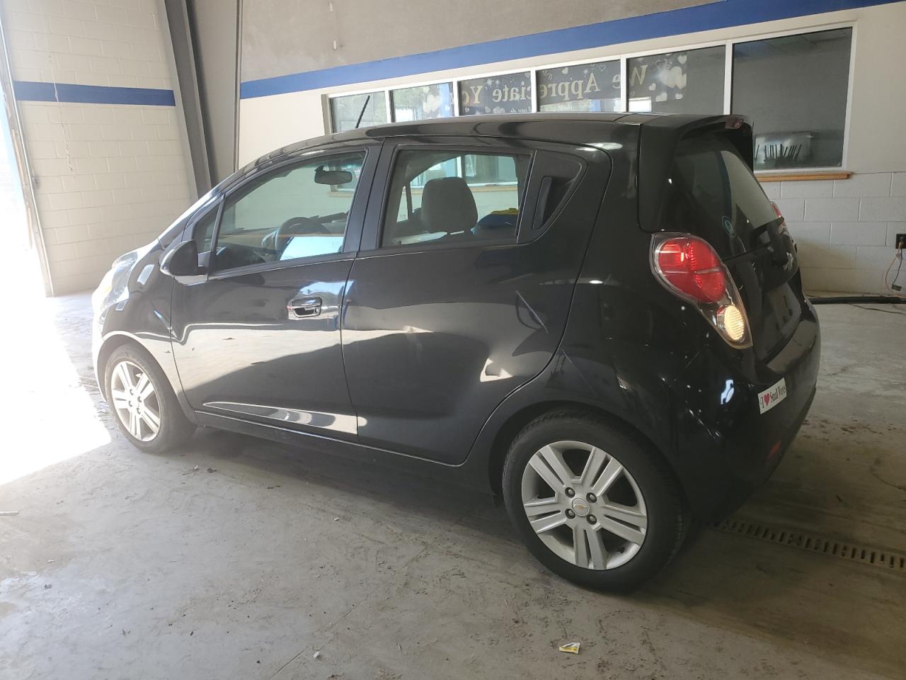 2015 Chevrolet Spark VIN KL8CB6S96FC732879 Copart auction photo, side damage thumbnail 2