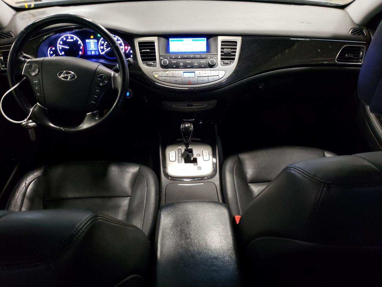 2014 Hyundai Genesis VIN KMHGC4DD8EU259440 Copart auction photo, front end / vandalism damage thumbnail 8