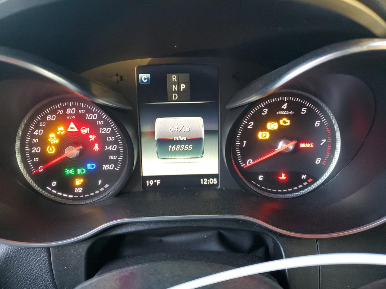 2019 Mercedes-Benz GLC VIN WDC0G4KB0KV123542 Copart auction photo, front end damage thumbnail 9