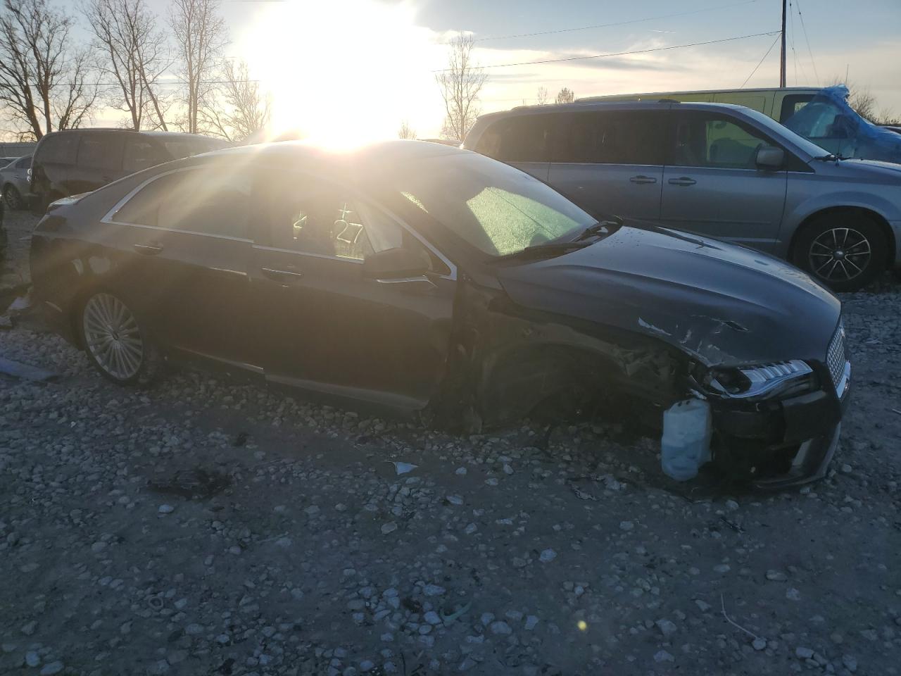 2017 Lincoln MKZ VIN 3LN6L5E93HR603084 Copart auction photo, all over damage thumbnail 4
