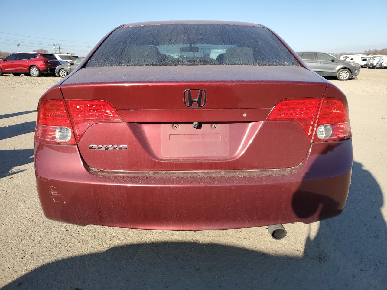 2007 Honda Civic VIN 1HGFA16887L016516 Copart auction photo, side / front end damage thumbnail 6