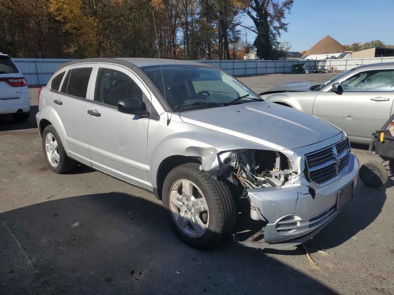 2007 Dodge Caliber VIN 1B3HB48B77D259227 Copart auction photo, front end damage thumbnail 4