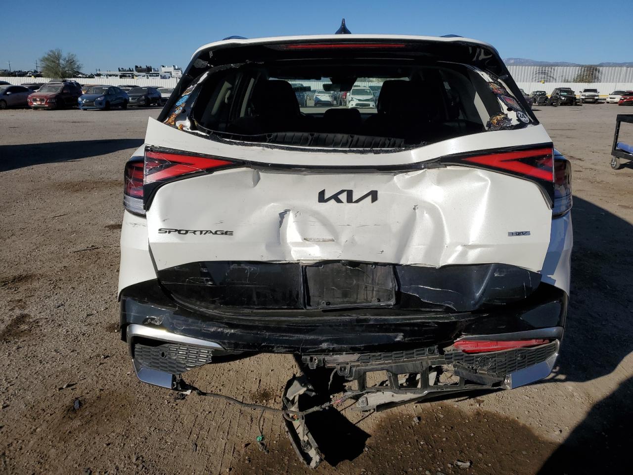 2023 KIA Sportage VIN KNDPXCAG4P7011253 Copart auction photo, rear end damage thumbnail 6