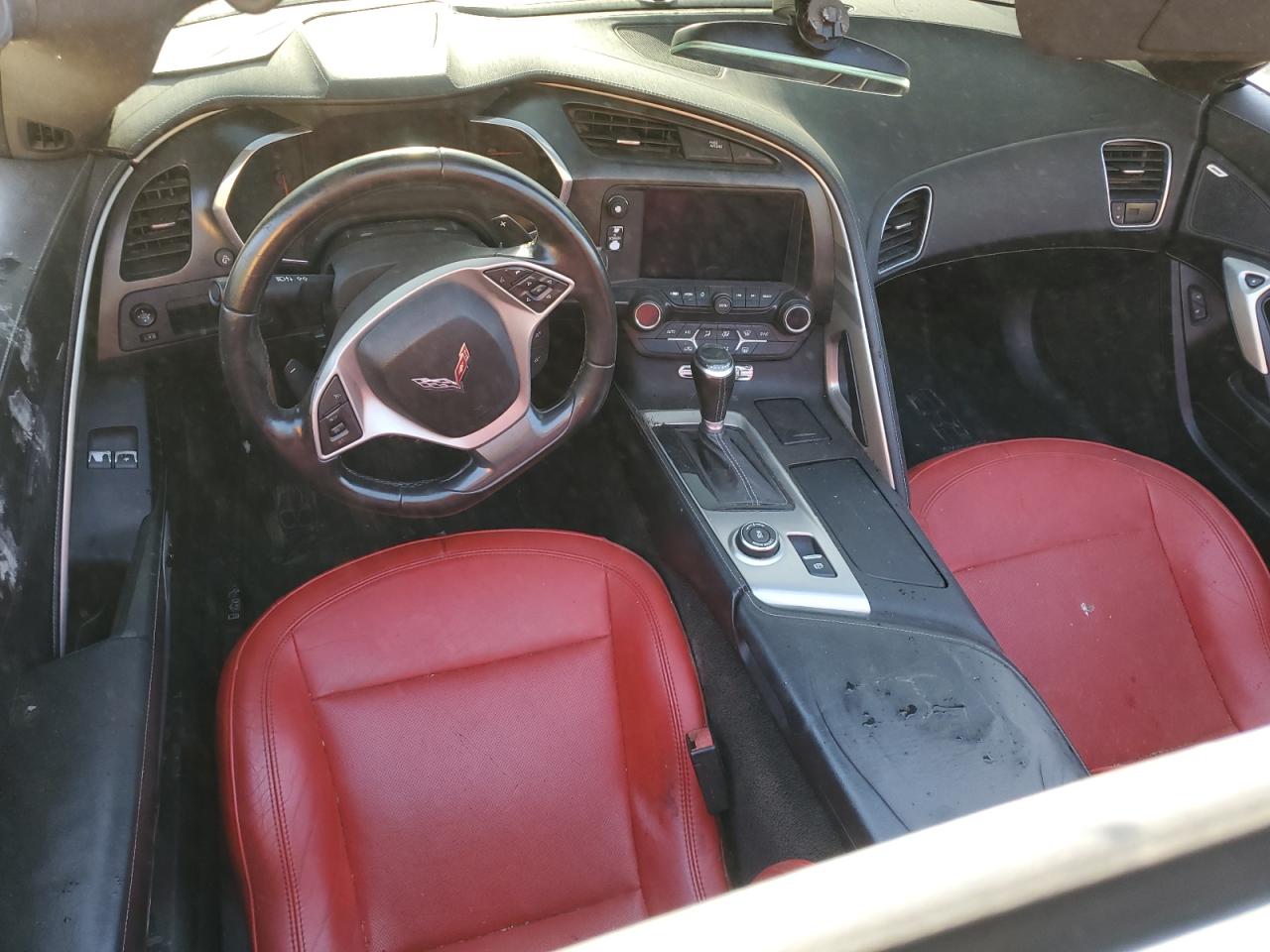2017 Chevrolet Corvette VIN 1G1YW2D78H5100374 Copart auction photo, rear end / undercarriage damage thumbnail 8