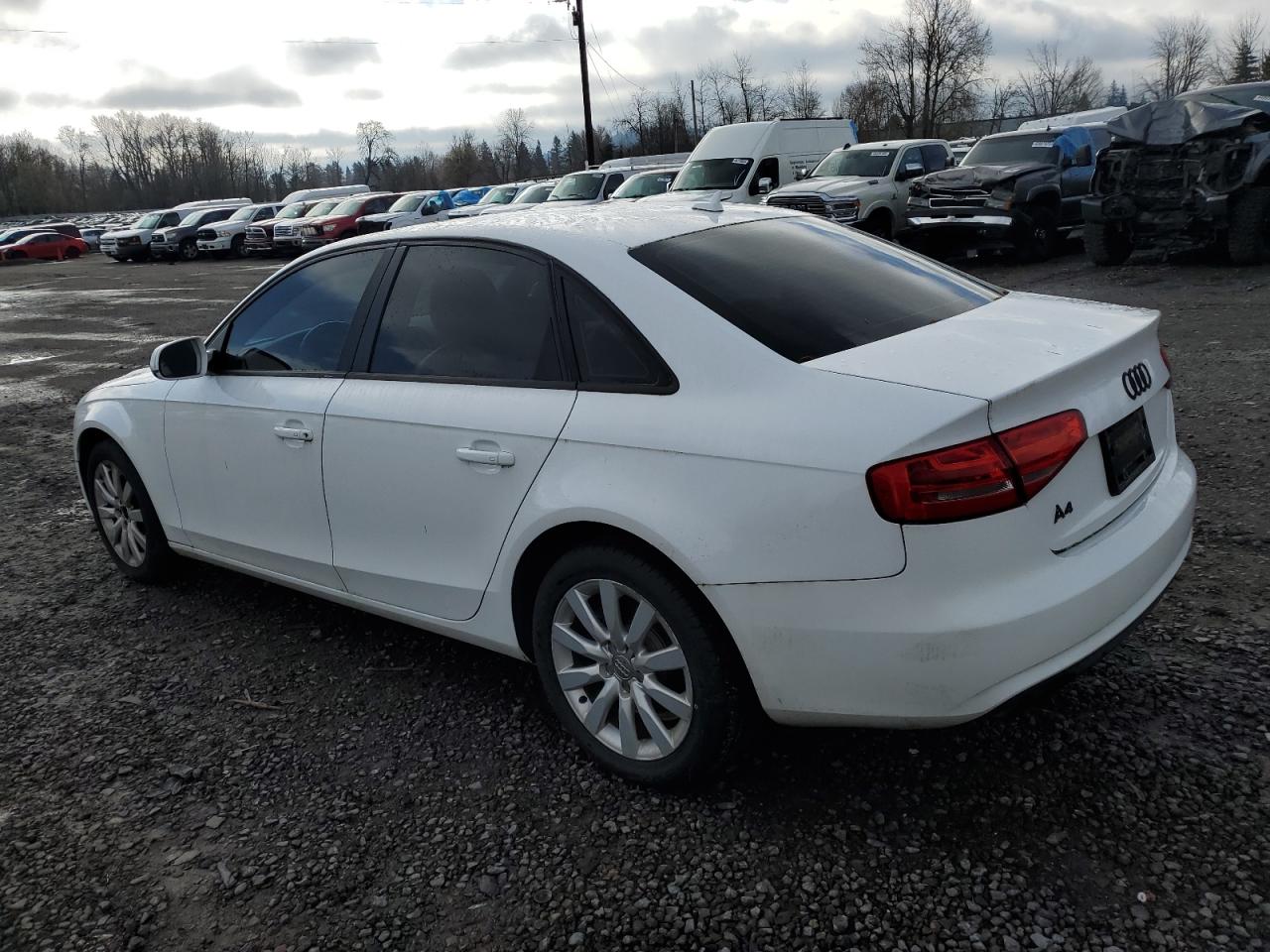2013 Audi A4 VIN WAUAFAFLXDN023298 Copart auction photo, mechanical / front end damage thumbnail 2