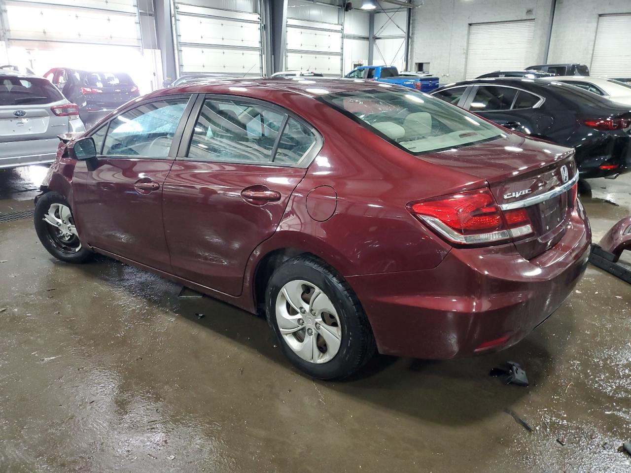2015 Honda Civic VIN 19XFB2F52FE121843 Copart auction photo, front end damage thumbnail 2
