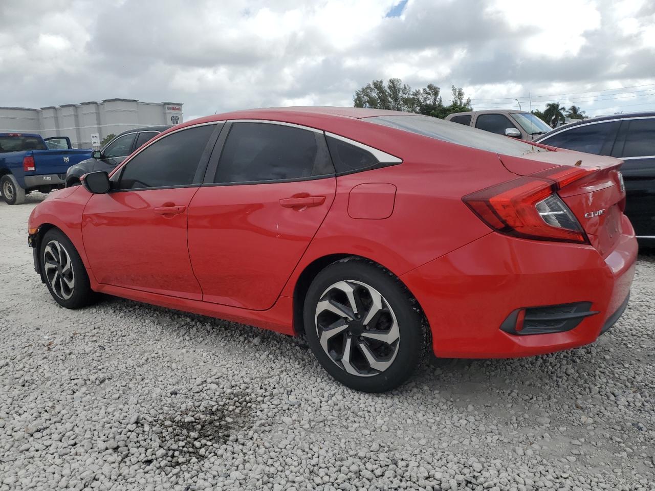 2018 Honda Civic VIN 2HGFC2F51JH511523 Copart auction photo, front end damage thumbnail 2