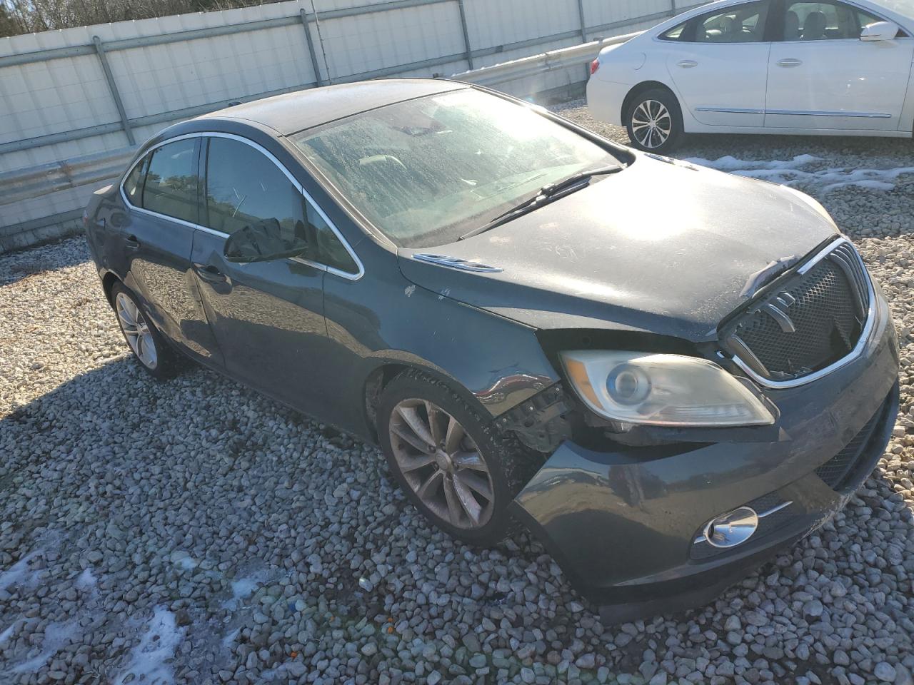 2015 Buick Verano VIN 1G4PR5SK5F4207612 Copart auction photo, side damage thumbnail 4