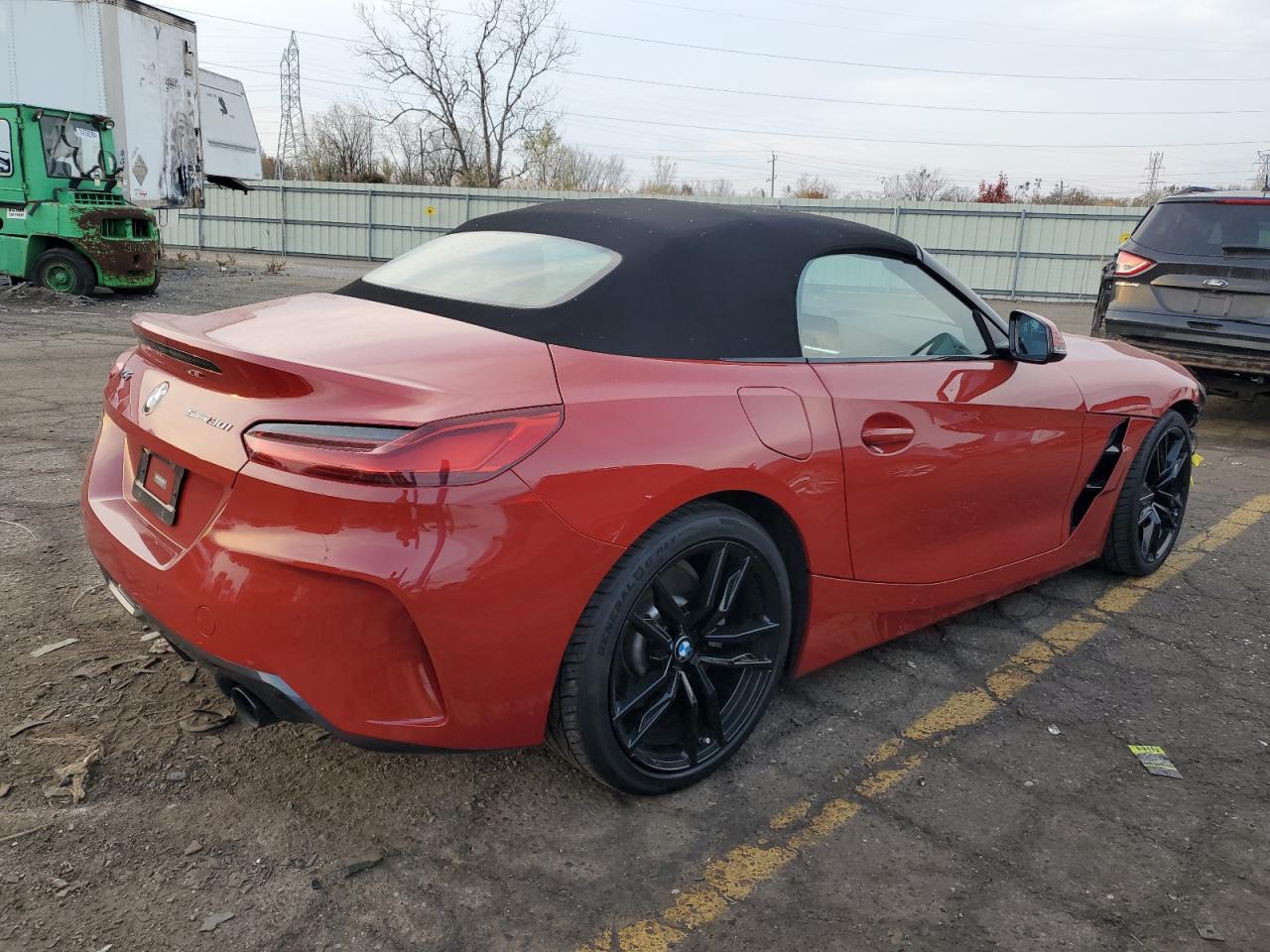 2019 BMW Z4 VIN WBAHF3C55KWW23976 Copart auction photo, front end / side damage thumbnail 3