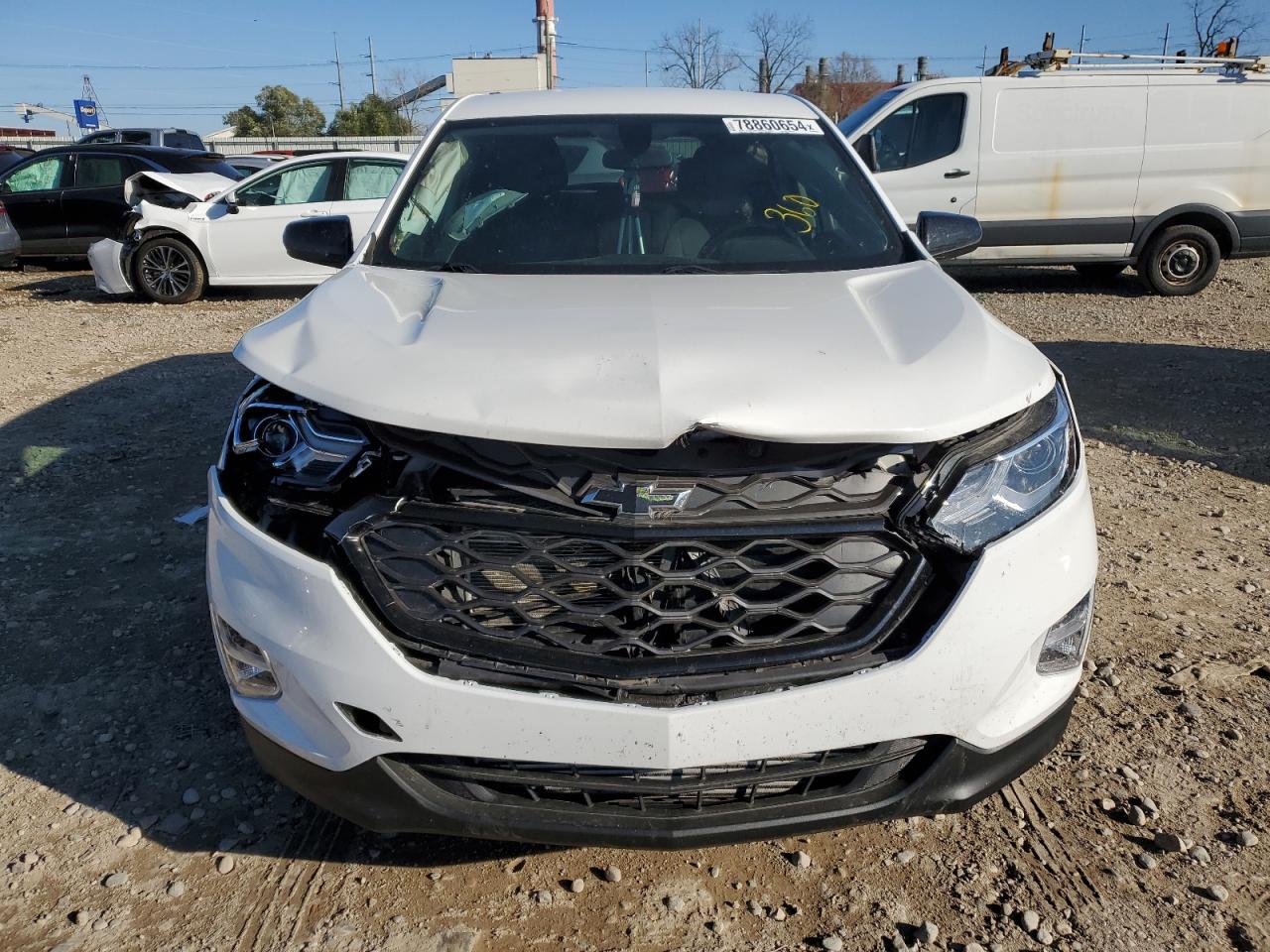 2019 Chevrolet Equinox VIN 2GNAXLEX4K6157572 Copart auction photo, front end / side damage thumbnail 5