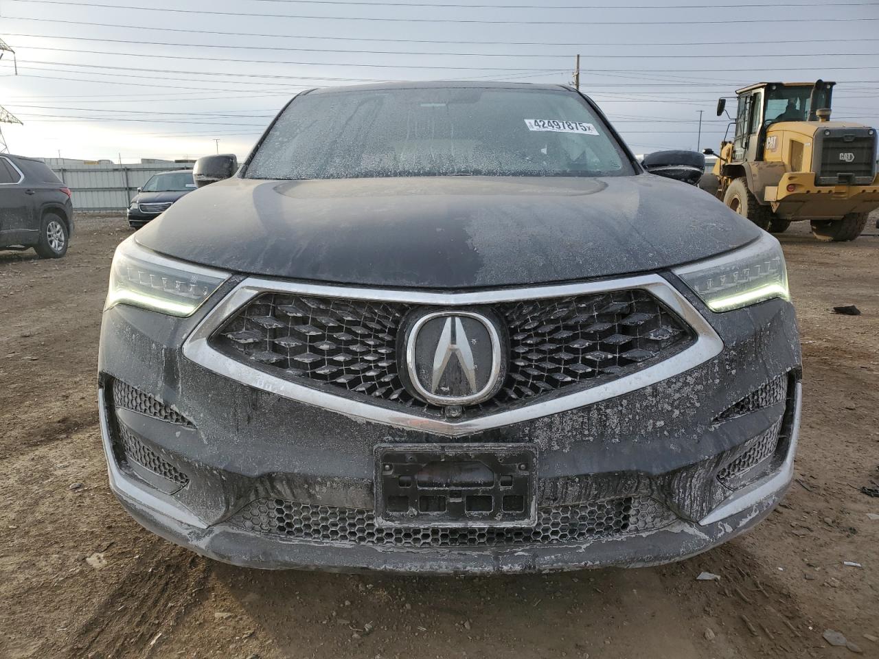 2021 Acura RDX VIN 5J8TC2H74ML009307 Copart auction photo, side / front end damage thumbnail 5