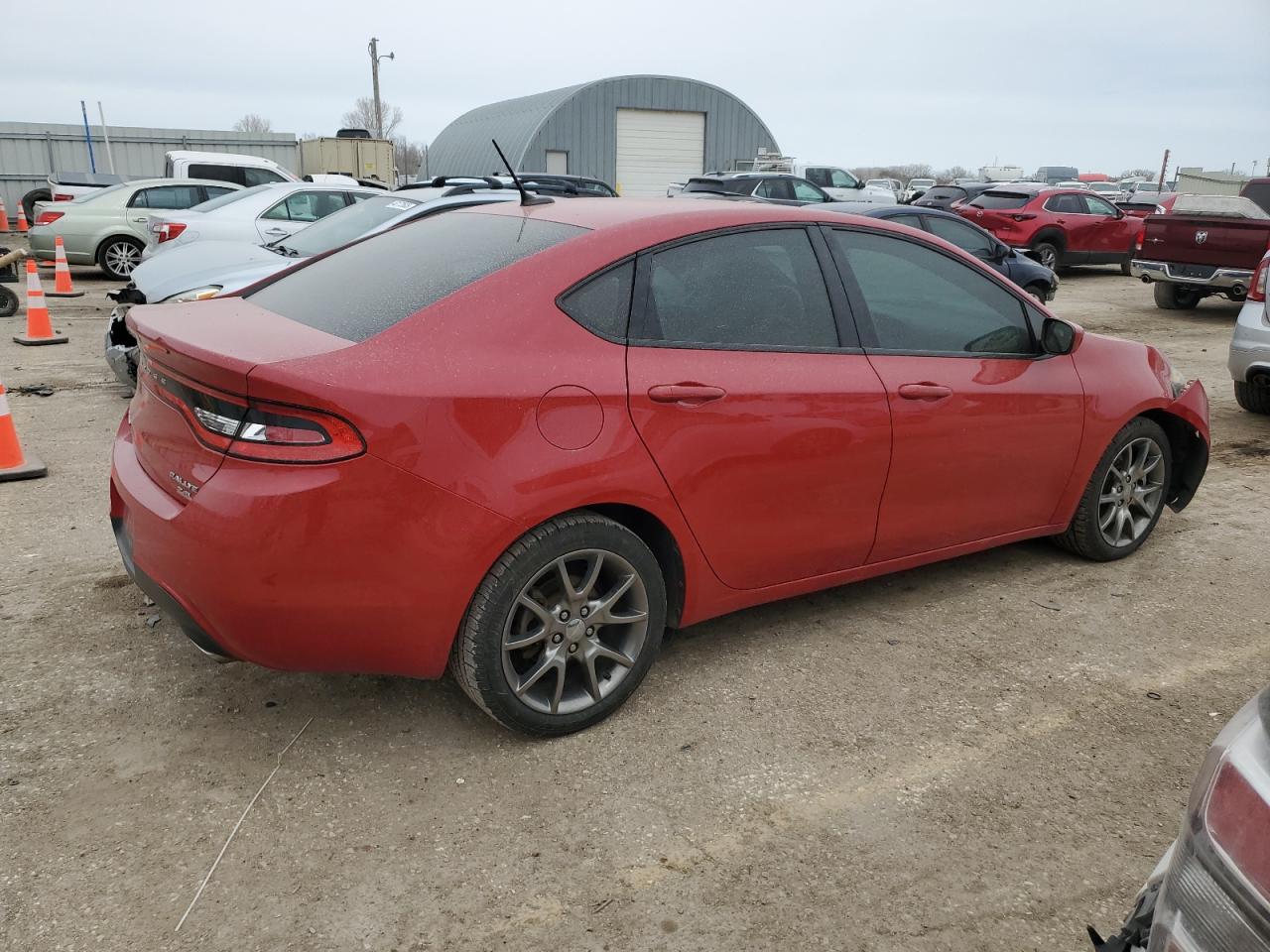 2014 Dodge Dart VIN 1C3CDFBB2ED903418 Copart auction photo, front end damage thumbnail 3