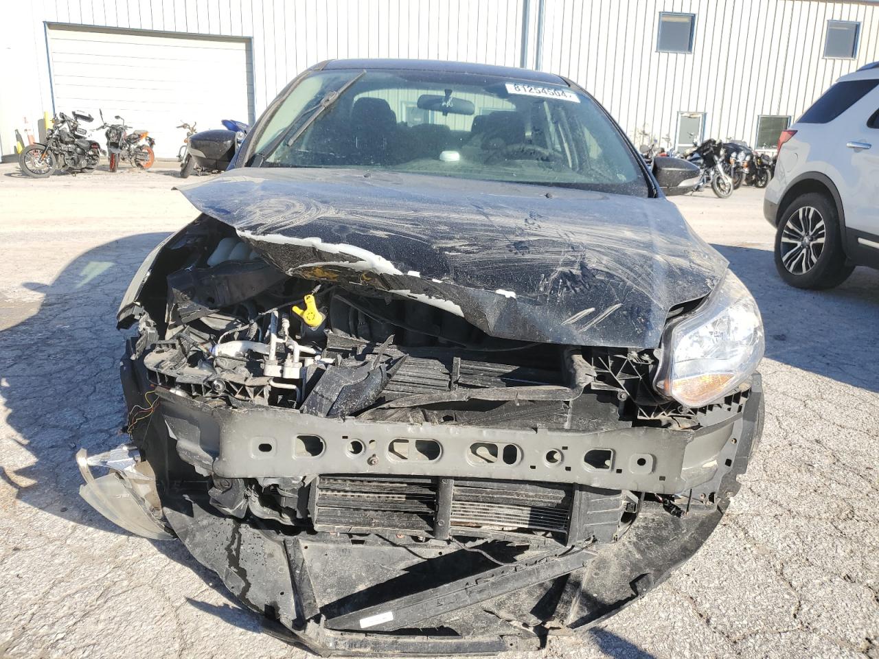 2014 Ford Focus VIN 1FADP3F21EL350661 Copart auction photo, front end damage thumbnail 5