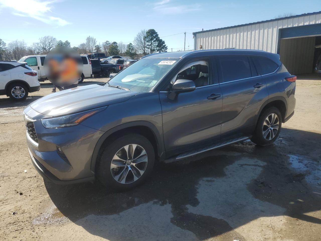 2021 Toyota Highlander VIN 5TDGZRAH9MS535344 - Copart auction photo