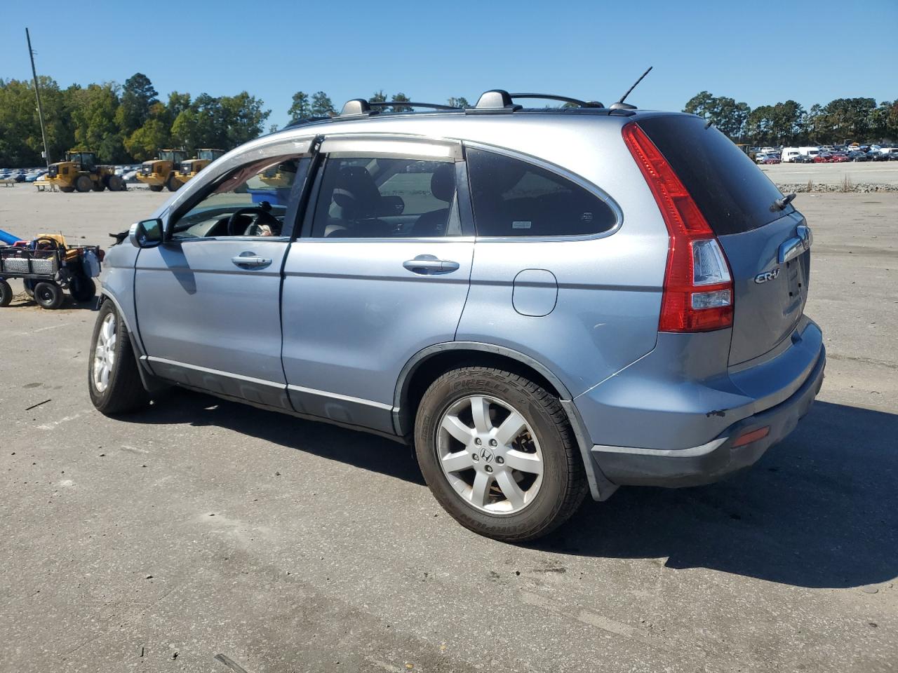 2007 Honda CR-V VIN JHLRE48767C104750 Copart auction photo, front end / side damage thumbnail 2
